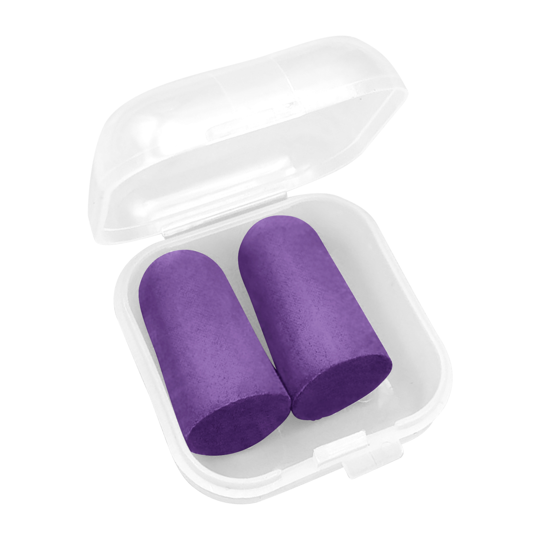 FlyFlyPromos - Soft Soundproof Earplugs In Case Image 3 - Promotional Product